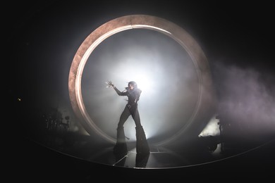 Loreen performing at the Hammersmith Apollo in London on 19 March 2025.