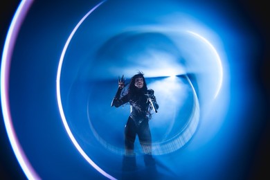 Loreen performing at the Hammersmith Apollo in London on 19 March 2025.