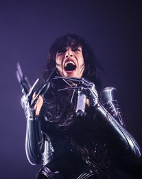Loreen performing at the Hammersmith Apollo in London on 19 March 2025.