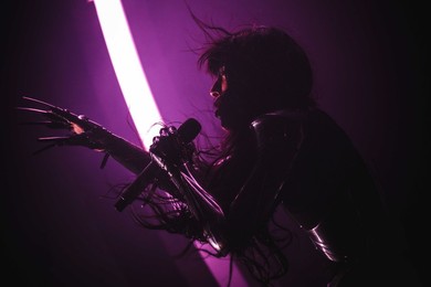 Loreen performing at the Hammersmith Apollo in London on 19 March 2025.