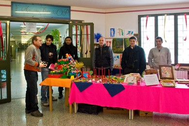 Italy, Bollate penitentiary. Christmas market