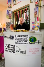 Italy, Bollate penitentiary. Christmas market