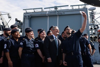 Prime Minister Keir Starmer visits HMS St Albans in Oslo