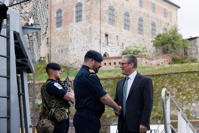 Prime Minister Keir Starmer visits HMS St Albans in Oslo