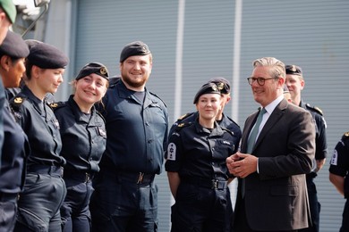 Prime Minister Keir Starmer visits HMS St Albans in Oslo