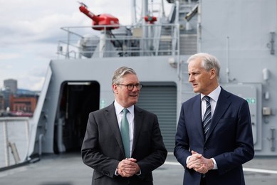 Prime Minister Keir Starmer meets Jonas Gahr Støre