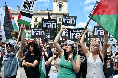 Don't Attack Iran Demonstration