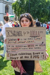 Emergency Protest outside Parliament Square after Israeli strikes on Iran