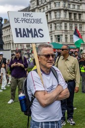 Emergency Protest outside Parliament Square after Israeli strikes on Iran