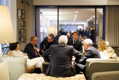 Prime Minister Keir Starmer arrives at the G7