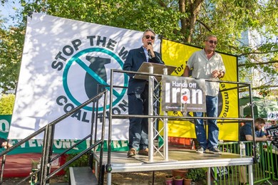 Emergency Demonstration Stop Bombing Iran outside the US Embassy - 23/06/25