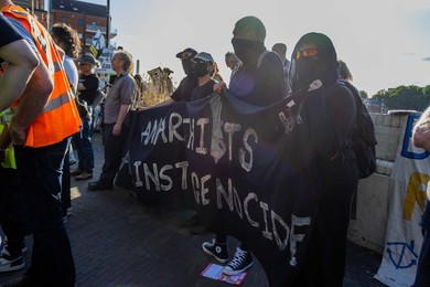 Emergency Demonstration Stop Bombing Iran outside the US Embassy - 23/06/25