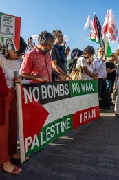 Emergency Demonstration Stop Bombing Iran outside the US Embassy - 23/06/25