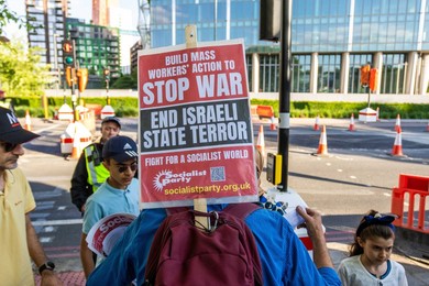 Emergency Demonstration Stop Bombing Iran outside the US Embassy - 23/06/25