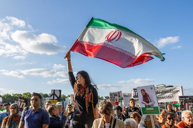 Emergency Demonstration Stop Bombing Iran outside the US Embassy - 23/06/25