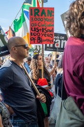 Emergency Demonstration Stop Bombing Iran outside the US Embassy - 23/06/25