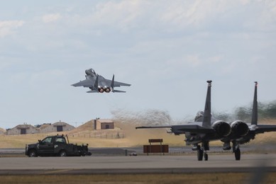 USAF Military take off at RAF Lakenheath