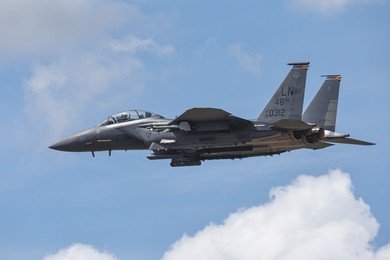 USAF Military take off at RAF Lakenheath