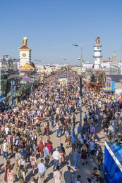 Oktoberfest. Traditional German Beer Festival. Munich. Baviera. Germany. Europe