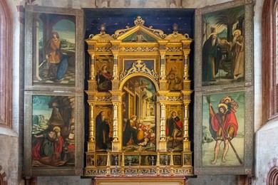 Sant'antonio Di Ranverso Abbey. Avigliana. Italy