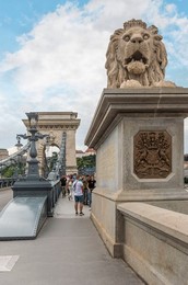 Chain Bridge. Budapest. Hungary