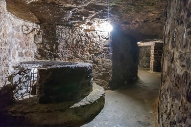 Labirinth of The Buda Castle. Budapest. Hungary
