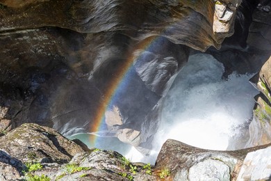 Cavagliasca Canyon. Cavaglia. Switzerland