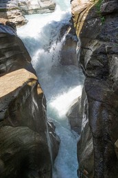 Cavagliasca Canyon. Cavaglia. Switzerland