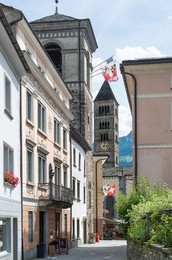 Historical Centre. Poschiavo. Switzerland