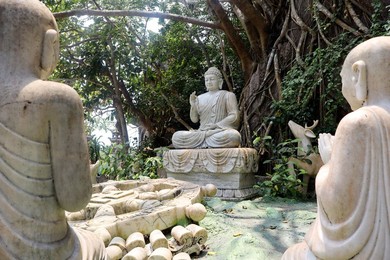 Marble Mountains. Am Phu Cave. Da Nang. Vietnam. Indochina. Southeast Asia. Asia