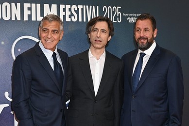 George Clooney, Noah Baumbach and Adam Sandler