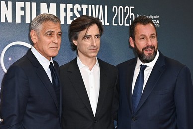 George Clooney, Noah Baumbach and Adam Sandler