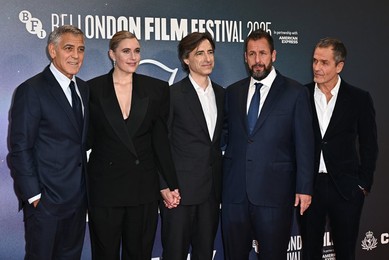 George Clooney, Greta Gerwig, Noah Baumbach, Adam Sandler and David Heyman