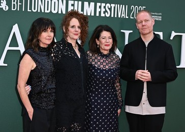 Liza Marshall, Maggie O'Farrell, Pippa Harris and Max Richter