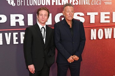 Jeremy Allen White and Bruce Springsteen