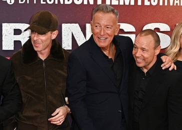 Jeremy Strong, Bruce Springsteen and Stephen Graham