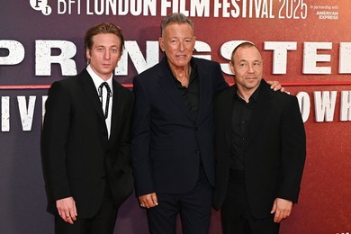 Jeremy Allen White, Bruce Springsteen and Stephen Graham