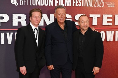 Jeremy Allen White, Bruce Springsteen and Stephen Graham