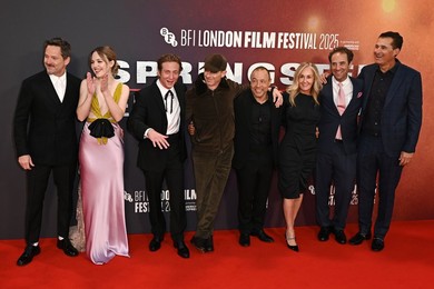 Scott Cooper, Odessa Young, Jeremy Allen White, Jeremy Strong, Stephen Graham, Ellen Goldsmith-Vein, Eric Robinson and Scott Stuber