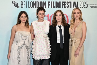 Felicity Jones, Emma Corrin, Julia Jackman and Maika Monroe