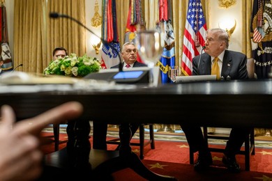 Donald Trump receives Viktor Orban