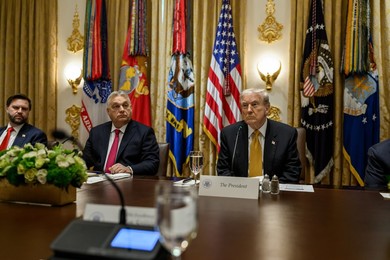 Donald Trump receives Viktor Orban