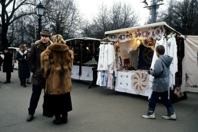 Europe. Hungary. Budapest. Christmas Market