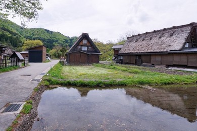 Japanese Thatched Roof Historic Village