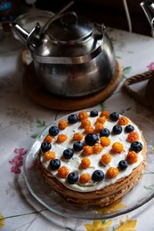 A Breifing with Home Made Pie At the Erä-eero Wildlife Center