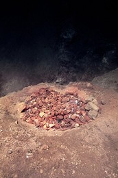 Nature, Italy, region of Campania, 1975 Solfatara of Pozzuoli.