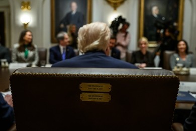 President Trump holds a cabinet meeting