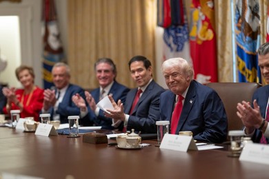 President Trump holds a cabinet meeting
