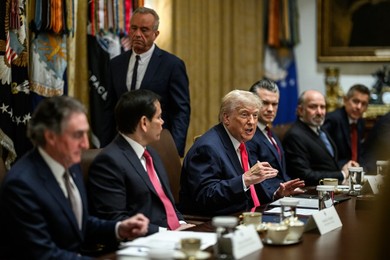 President Trump holds a cabinet meeting