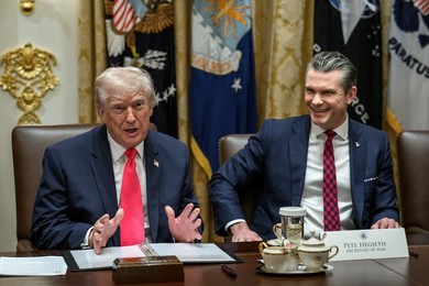 President Trump holds a cabinet meeting